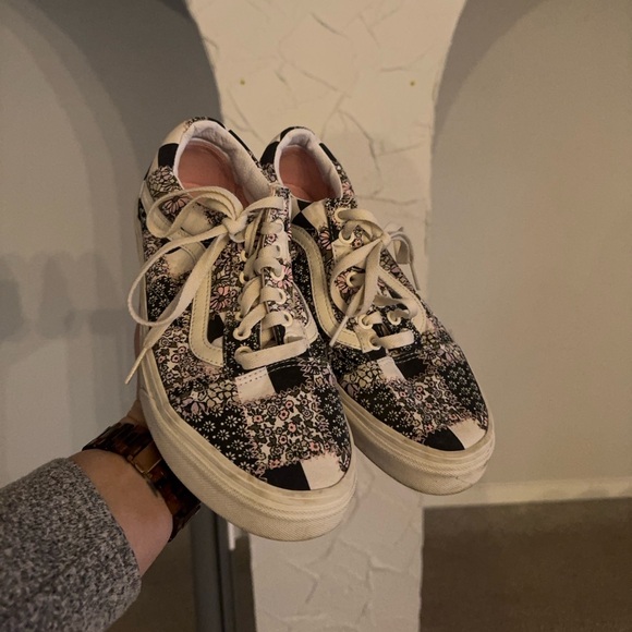 Vans Shoes - Size 9 Floral Patchwork Vans
